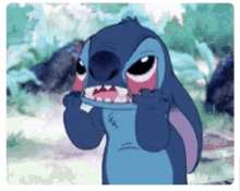 stitch upset disappointed