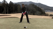 golf ninja swing funny