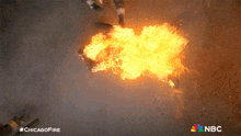 Extinguishing The Fire Chicago Fire GIF - Extinguishing The Fire Chicago Fire Douse The Flames GIFs