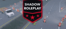 a picture of a highway with a shadow roleplay logo