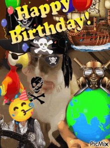 pirate pirat rat squeaky birthday