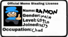 Meme Stealing License GIF