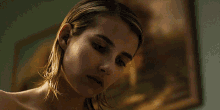 Emma Roberts Pissed GIF - Emma Roberts Pissed Closing Eyes GIFs