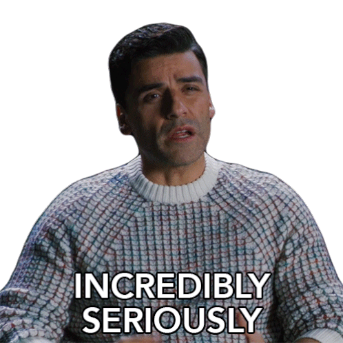Incredibly Seriously Marc Spector Sticker - Incredibly Seriously Marc Spector Oscar Isaac Stickers