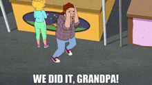We Did It Grandpa GIF - We Did It Grandpa Praise GIFs