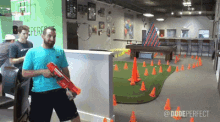 Dude Perfect Nerf Gun GIF - Dude Perfect Nerf Gun Obstacle Course GIFs