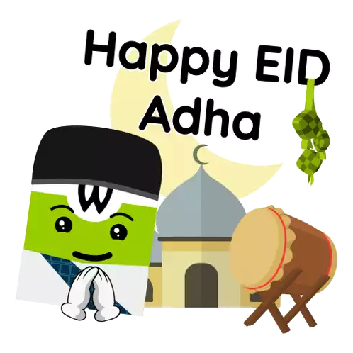 Eid Adha Idul Adha Sticker - Eid Adha Idul Adha Happy Stickers