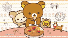 Rilakumma Bear GIF - Rilakumma Bear Eat Cake GIFs