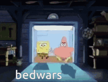 Bedwars Hypixel GIF - Bedwars Hypixel Spongebob GIFs