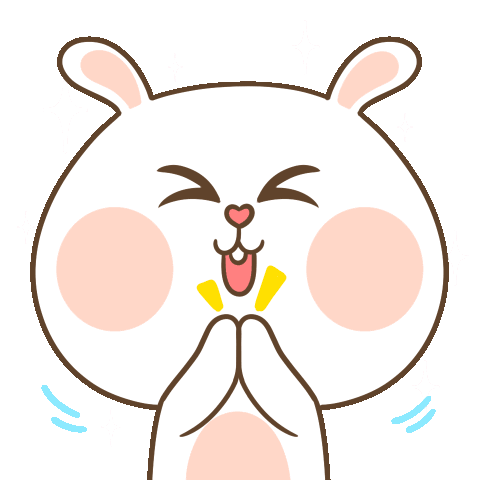 Bunny Proud Of You Sticker - Bunny Proud Of You Aww Stickers