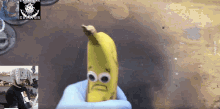 Banana Terrified GIF - Banana Terrified Strangle GIFs