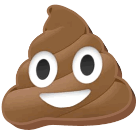 Poop Emoji Sticker - Poop Emoji Stickers