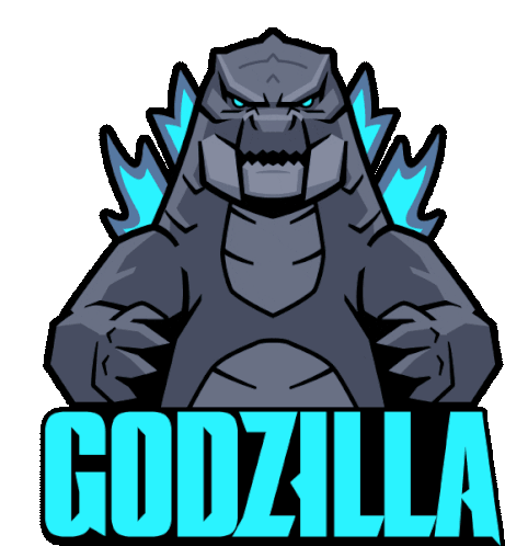 Godzilla Sticker - Godzilla - Discover & Share GIFs