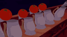 Beauty And The Beast Throwing Tomatoes GIF - Tomatoes Tomato Throwing Tomatoes GIFs