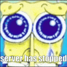 Server Has Stopped Spongebob GIF - Server Has Stopped Spongebob Crying GIFs