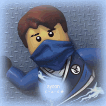 a picture of a ninjago character with the name syoon