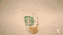 starbucks frappuccino coffee time lapse