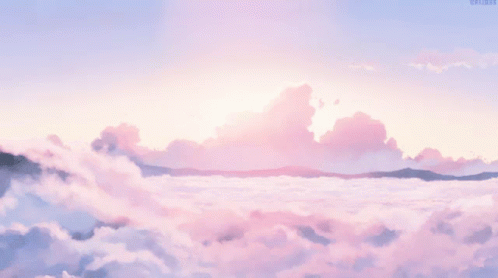  Nubes Anime GIF