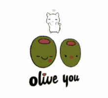 Olive You Olives GIF - Olive You Olives Bear GIFs