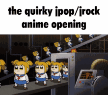 the quirky popuko anime quirky
