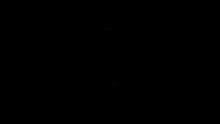 a black background with a few white squares and a blue circle in the middle