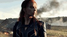 Looking Stare GIF - Looking Stare Black Widow GIFs