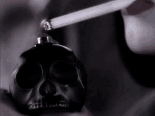 Smoking Cigarette GIF - Smoking Cigarette Skull GIFs