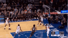 Knicks Basketball GIF - Knicks Basketball Blocked GIFs