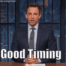 Timing GIF - Timing Good Timing On Time GIFs
