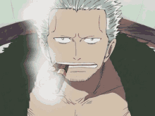 One Piece Smoker GIF - One Piece Smoker Grin GIFs