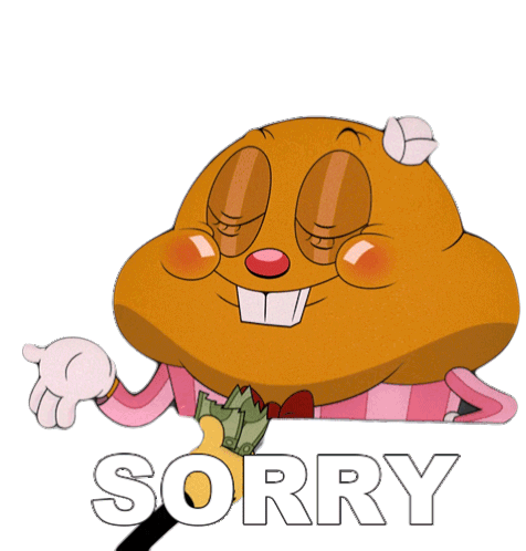 Sorry Ice Cream Man Cuphead Show Sticker - Sorry Ice Cream Man Cuphead Show Regretful Stickers