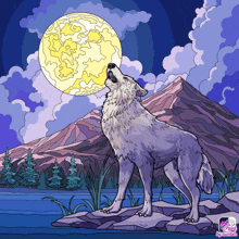 Wolf Howling GIF