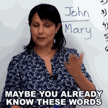Maybe You Already Know These Words Rebecca GIF - Maybe You Already Know These Words Rebecca Engvid GIFs