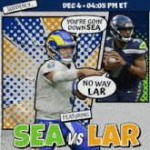 Los Angeles Rams Vs. Seattle Seahawks Pre Game GIF - Nfl National Football League Football League GIFs