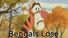 Bengals Lose Bengals Loss GIF - Bengals Lose Bengals Loss Tigger GIFs