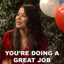 You'Re Doing A Great Job Carly Shay GIF - You'Re Doing A Great Job Carly Shay Icarly GIFs