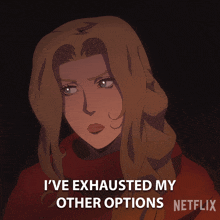 Ive Exhausted My Other Options Lisa Tepes GIF - Ive Exhausted My Other Options Lisa Tepes Castlevania GIFs