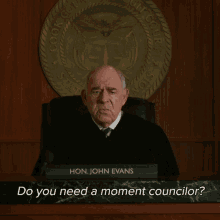 do you need a moment councilor john evans the good fight do you need a minute do you need some time