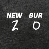 a black and white photo of a man with the words " new bur zoo " below him