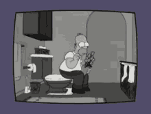 Homer. Don'T Eat The Flowers - Flowers GIF - Flowers Homer Simpson The Simpsons GIFs