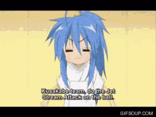 lucky star anime quotes volleyball sports