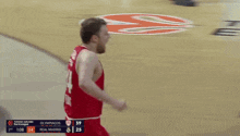 a basketball game is being played between real madrid and olympiakos