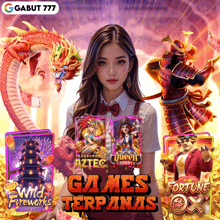 a woman stands in front of a display of slot games including wild fireworks and queen bounty