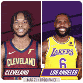 Cleveland Cavaliers Vs. Los Angeles Lakers Pre Game GIF - Nba Basketball Nba 2021 GIFs