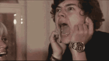 Scary Harry Styles GIF - Scary Harry Styles Shout GIFs