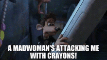 Madwoman Crayons GIF - Madwoman Crayons GIFs