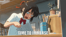 Time To Immerse Immersion GIF - Time To Immerse Immersion Japanese GIFs