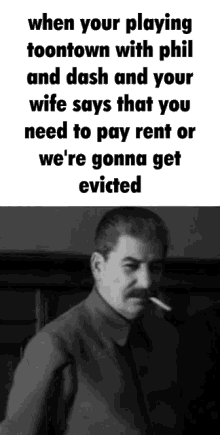 brap house eviction rent stalin dismissal