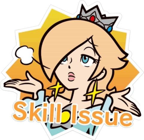 Skill Issue Rosalina Sticker - Skill issue Rosalina - Descubre y ...