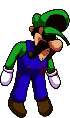 Classified Luigi Down Pose Sticker - Classified Luigi Down Pose Alt Stickers